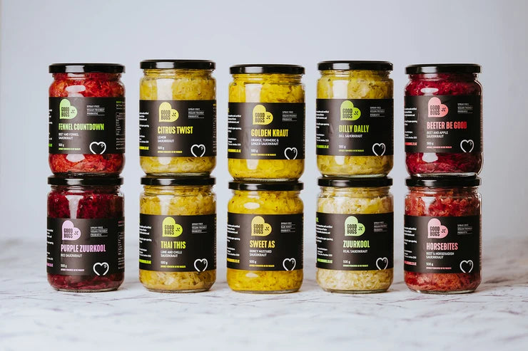Sauerkraut - Golden Sauerkraut - Orange, Ginger & Tumeric (Organic) 500g