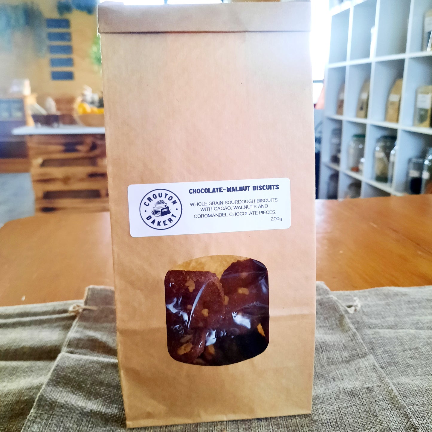 Chocolate-Walnut Buscuits (Organic)