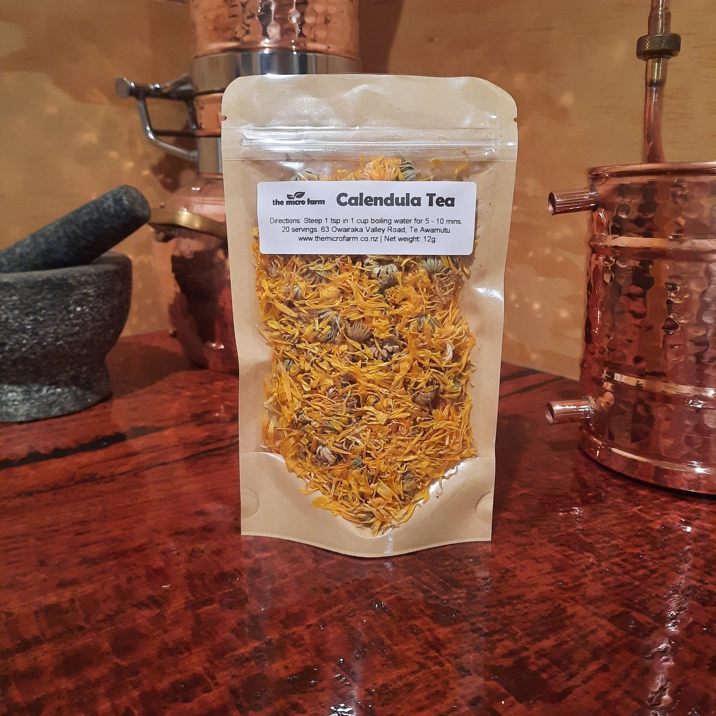 Calendula Flower Tea - Waikato grown & spray free