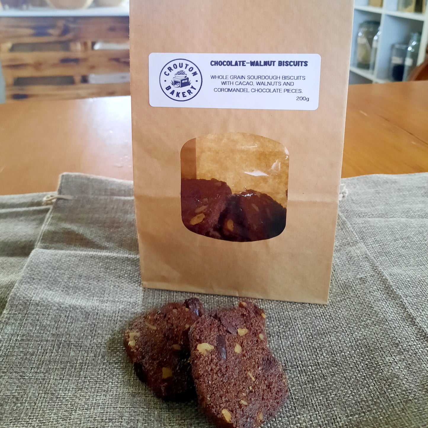 Chocolate-Walnut Buscuits (Organic)